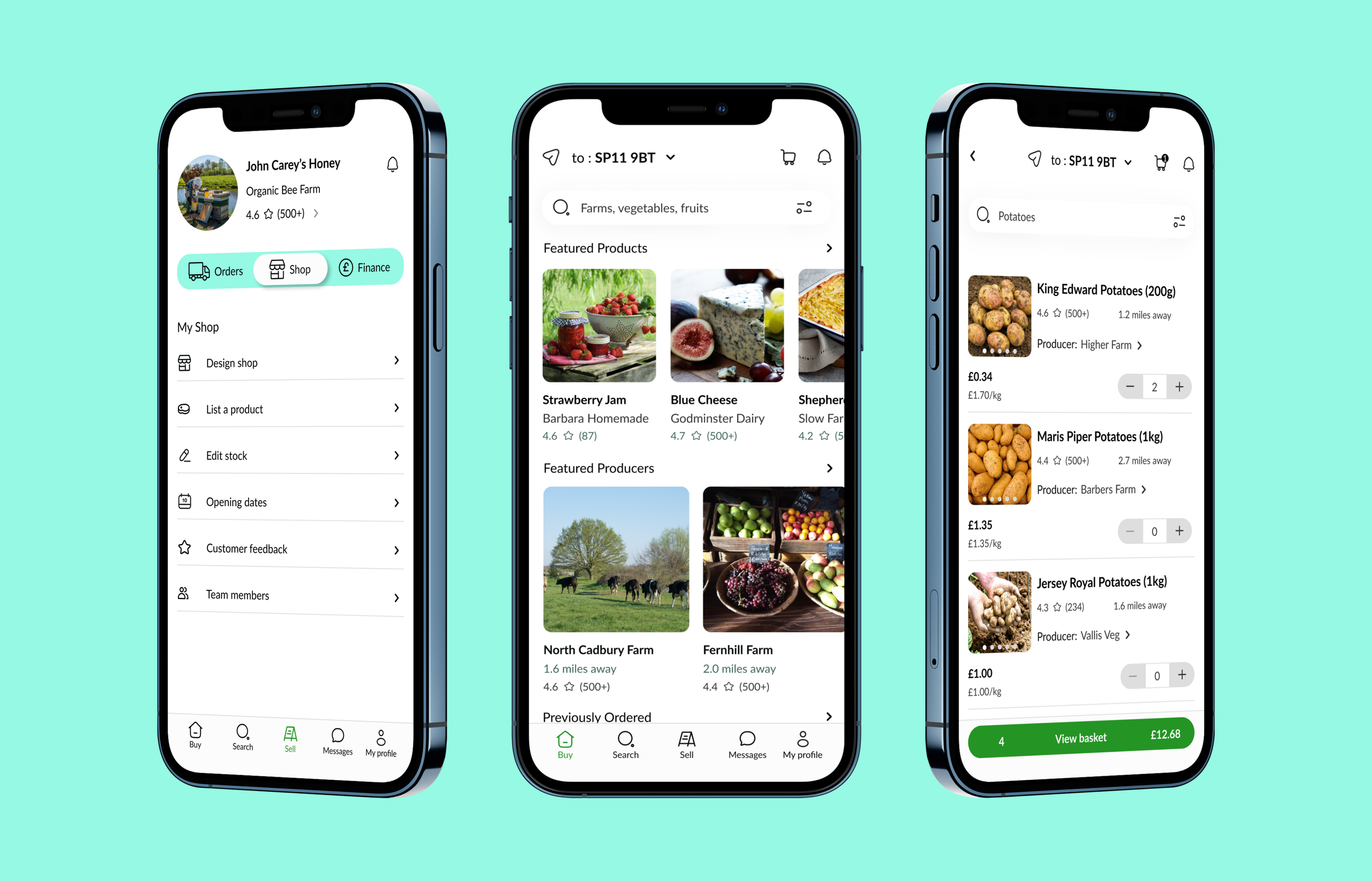 Local grocery delivery platform (prototype)